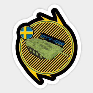 Strv-103 Swedish Main Battle Tank Sticker